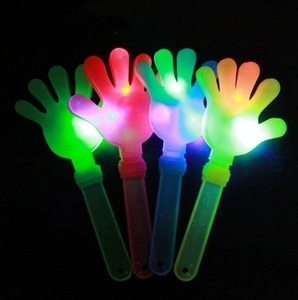 Vente en gros de claquettes lumineuses LED en plastique, jouet de cheering personnalisable avec logo pour concerts et événements sportifs - Product Image 4