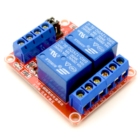 Module de relais 2 canaux 5V 12V 24V avec déclenchement par niveau haut et bas, contrôle par relais et optocoupleur, relais bidirectionnels DC 5V 12V 24V