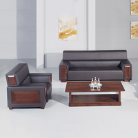 Ensemble de canapés de bureau et de loisirs KALN, moderne et personnalisé, en cuir vert et tissu, style européen, pour les écoles, les hôtels, les salons, utilisation OEM en usine