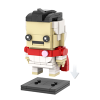 MOC7850 Omni-Man 207 pièces Têtes carrées Anime Héros Invincible Blocs de construction en plastique à assembler DIY Éducatifs Jouets Cadeaux pour Enfants