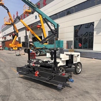 Machine de nivellement laser vibrante pour béton, guidée par laser, pour la finition des sols industriels