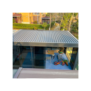 Garaf – <span class=keywords><strong>Pergola</strong></span> de construction de jardin avec auvent coulissant, <span class=keywords><strong>voile</strong></span> <span class=keywords><strong>d</strong></span>'<span class=keywords><strong>ombrage</strong></span> ondulé, vente directe en usine - Product Image 1