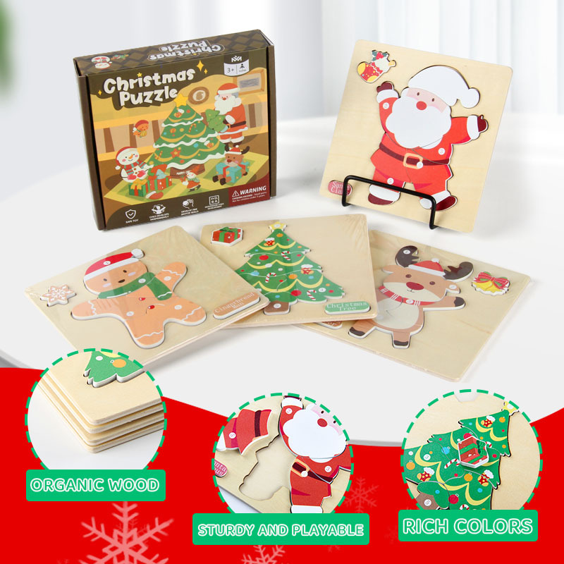 ensemble de puzzles de Noël