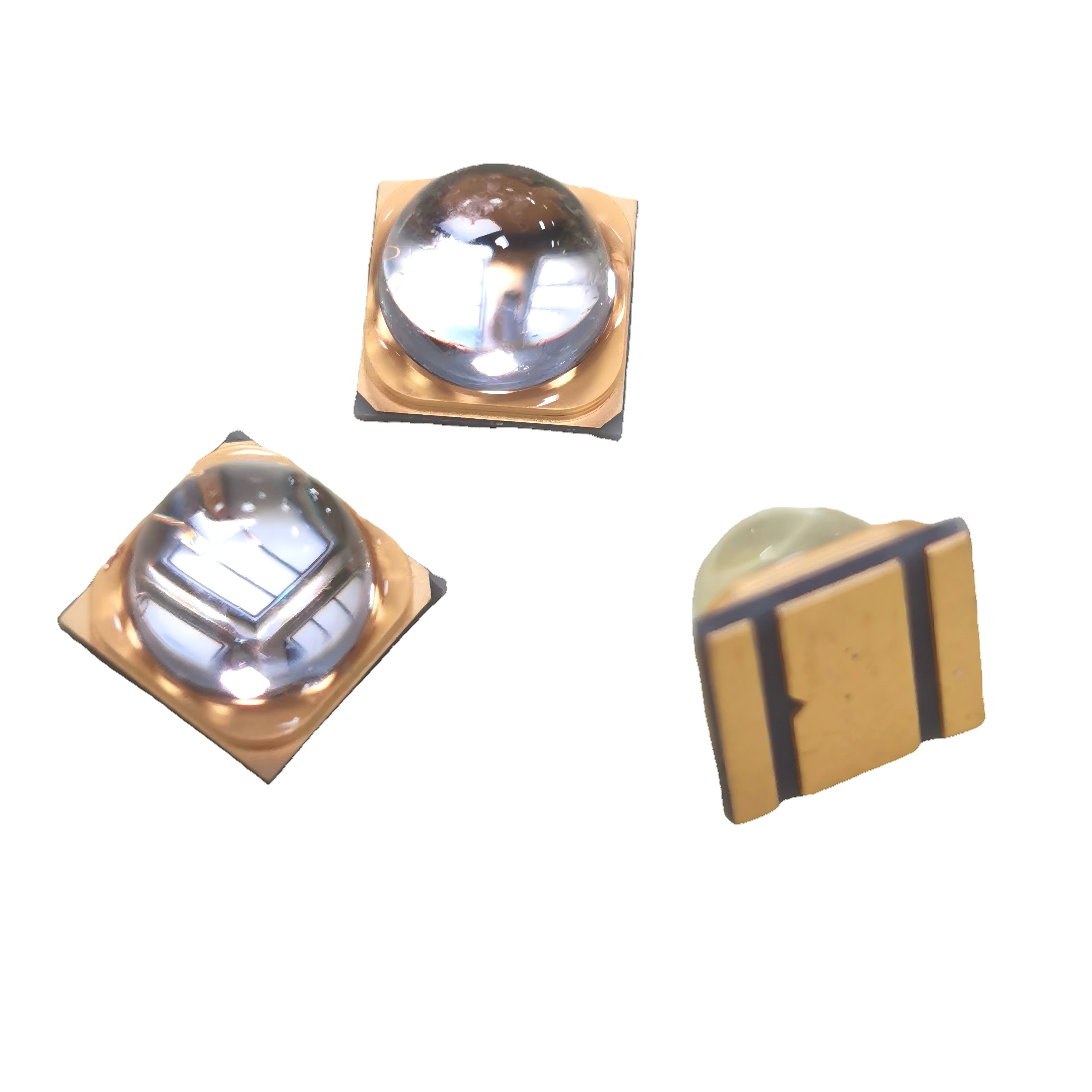 High output 60degree 10w Ultra violet 365nm 375nm 385nm 390nm 400nm 410nm 5050 UV LED with Anti-UV ray lens