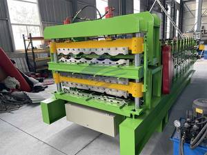 Machine de fabrication de tôles de <span class=keywords><strong>toiture</strong></span> en <span class=keywords><strong>zinc</strong></span> à triple rouleau à bon prix - Product Image 6