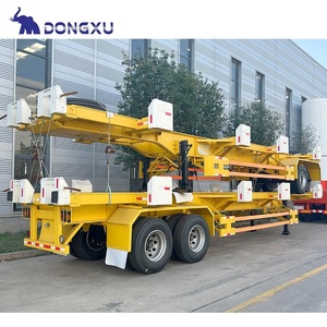 Chasis de Contenedor para Camión, Remolque, Plataforma Rodante, Estructura para Carga de Contenedores de 40 Pies y 20 Pies, Semirremolque Esqueleto para Transporte Marítimo - Product Image 3
