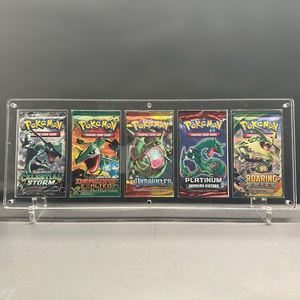 Boîte <span class=keywords><strong>de</strong></span> présentation en acrylique pour booster packs, couvercle magnétique, capacité <span class=keywords><strong>de</strong></span> 5 packs, pour cartes Pokémon, Magic, <span class=keywords><strong>Yu</strong></span>-<span class=keywords><strong>Gi</strong></span>-<span class=keywords><strong>Oh</strong></span>, TCG, boîte <span class=keywords><strong>de</strong></span> collection - Product Image 3