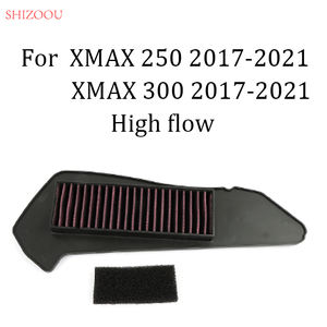 Filtro de aire para motocicleta, limpiador de admisión de filtro de transmisión reutilizable lavable para Yamaha XMAX 250 XMAX <span class=keywords><strong>300</strong></span> XMAX300 XMAX250 - Product Image 5