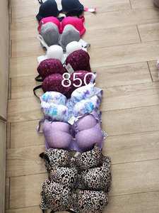 Sujetador con relleno para mujer, talla grande, <span class=keywords><strong>copa</strong></span> grande, 75-85 <span class=keywords><strong>C</strong></span> D, negro - Product Image 1