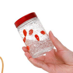 Frascos de vidrio de miel para almacenamiento de alimentos de 75ml a 380ml con tapa de rosca de metal para almacenamiento de Nido de Pájaro de almeja de goma de flor - Product Image 4