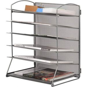 Hot Sale Wholesale Office Storage 6 Tiers Metal <b>A4</b> Document Desktop <b>File</b> Organizer - Product Image 1