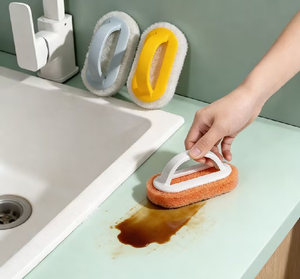 Éponge magique carrée en fibre de bambou pour la vaisselle, le nettoyage des carreaux/baignoires et l'élimination des taches sur les casseroles - Vente en gros - Product Image 1