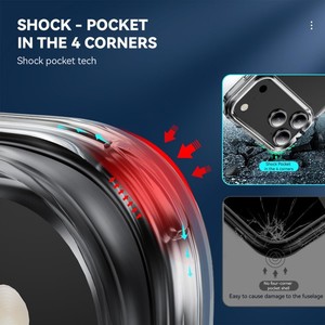 เคสโทรศัพท์มือถือใสแบบแม่เหล็ก Senyork Loving Heart สำหรับ iPhone XS XR 11 12pro 13 14 17Air ดีไซน์ OEM แบบกำหนดเองได้ - Product Image 4