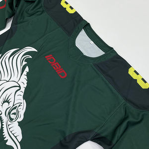 เสื้อฮอกกี้น้ำแข็งพิมพ์โลโก้ตามสั่งขายส่ง ผ้าตาข่ายระบายอากาศ ลายเปล่า ออกแบบเองได้ บริการ OEM ชื่อทีม ชุดยูนิฟอร์มคุณภาพสูง - Product Image 3