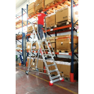 บันไดคลังสินค้ามืออาชีพ4ขั้นพร้อมลงจอดสูง98ซม. 100 /smt - Product Image 2