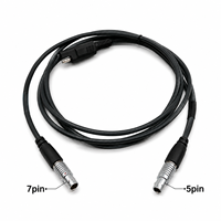 Câble PDL GPS Trimble A00924, câble de données et d'alimentation de remplacement, 2,0 m, câble radio GPS-PDL A00924, connecte 1.B 5PIN- 0.B7PIN -SAE