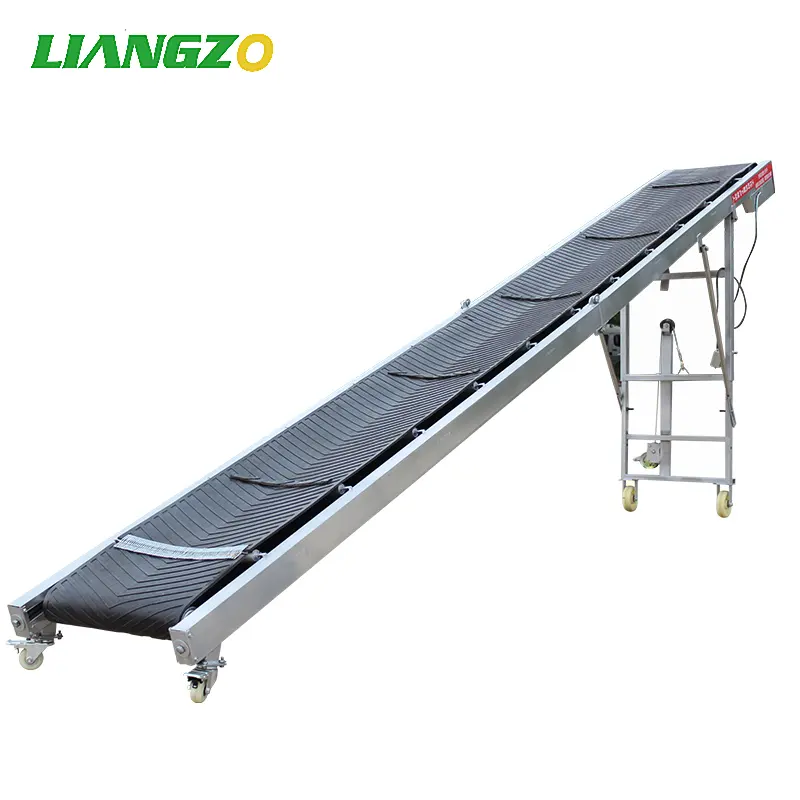 LIANGZO Băng Tải Đai Nghiêng Công Nghiệp Gấp Gọn Chất Lượng Cao Để Xếp Dỡ