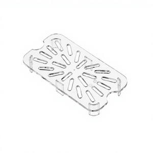 Non-Slip Clear Plastic Gastronorm 1/9 Drainer <b>Rack</b> for Mobile Catering Dish <b>Drying</b> Tray Heavy Duty Kitchen - Product Image 3