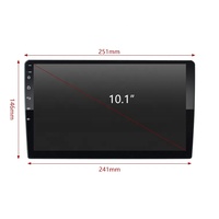 Radio Mobil Android 10 inci Double 2Din, Monitor Dashboard Stereo Mobil Otomatis, Navigasi GPS, Carplay, Layar Sentuh, Pemutar DVD Mobil, Promo Panas