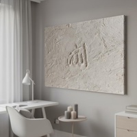 Peinture à l'huile blanche texturée moderne, nature morte sur toile, art mural 3D peint à la main, décoration intérieure