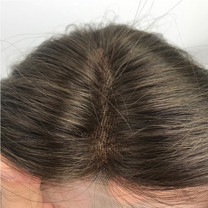 Perruques en cheveux humains entièrement nouées à la main, avec dentelle frontale, sans colle, base mono de qualité médicale, dessus en monofilament, partie libre, pour l'<span class=keywords><strong>alopécie</strong></span> - Product Image 5