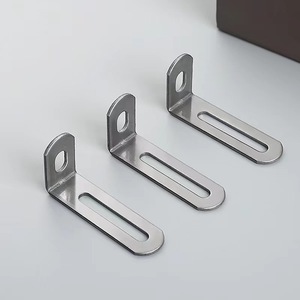 Support d'angle réglable en L Xinjunye en acier laminé à froid épaissi, connecteur de meuble universel pour étagère - Product Image 2