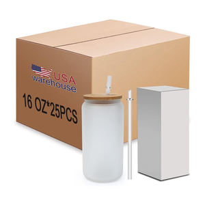 <strong>Wholesale</strong> Heat Resistant Insulated Double Wall Glass Can12 16 20oz <strong>Snow</strong> <strong>Globe</strong> Sublimation Double Wall Glass Tumbler - Product Image 6