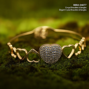 BBBA-04077 Elegantes pulseras y brazaletes de cristal - Product Image 3