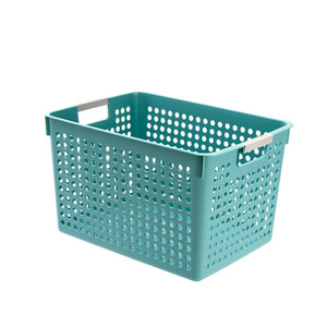 Boîtes de rangement en plastique rectangulaires empilables pour jouets, dossiers et articles divers, options multicolores - Product Image 5