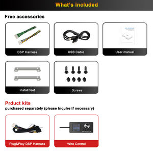 Égaliseurs stéréo DSP <span class=keywords><strong>audio</strong></span> pour voiture 8 canaux haute résolution, amplificateur universel 8*50 W classe AB, fréquences 20-20 kHz avec crossovers - Product Image 4