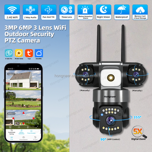 Caméra de surveillance sans fil Hongnaer 3/6MP CCTV PTZ IP <span class=keywords><strong>IPC360</strong></span> Home O-Kam Pro Smartlife Tuya 3 objectifs, caméra de sécurité réseau WiFi - Product Image 2