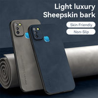 Étui de téléphone en cuir PU pour Infinix Smart 5 Global, bordure souple en TPU, coque arrière rigide en PC avec protection de l'appareil photo