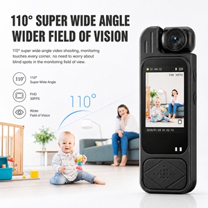 Mini Cámara Corporal 1080P HD, Grabadora de Video Portátil con Lente Giratoria, Pantalla LCD y Clip - Product Image 5