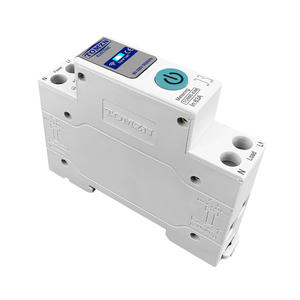 Interrupteur intelligent WIFI 63A TOMZN 1P+N avec compteur d'énergie, surveillance de la consommation Kwh, disjoncteur, minuterie, relais MCB TUYA Smartlife F562 - Product Image 1