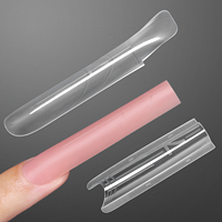 YOKEFELLOW W556 Outil d'extension d'ongles carrés 240 pièces/boîte, formes sandwich doubles de styles variés pour ongles