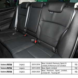 ชุดหุ้มเบาะรถยนต์แบบสั่งทำพิเศษ 5 ที่นั่ง หนังแท้ทั้งชุด สำหรับ Subaru Legacy Base Limited Premium Sport Touring ปี 2010-2025 - Product Image 3