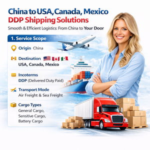 Servicios de Logística de Transporte de Mercancías, Agente de Envío de China a EE. UU., México, Australia, Canadá, Envío DDP con Seguro Comercial - Product Image 2