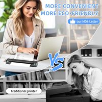 Phomemo nouveauté A4 imprimante imprimante sans encre Compatible avec Ipad téléphone imprimante Portable sans encre M08F