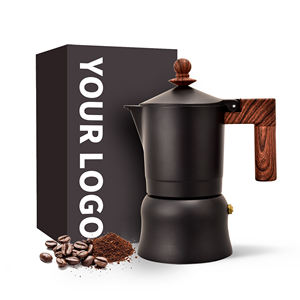 3/6 tazas Cafetera italiana de aluminio Mini Espresso <span class=keywords><strong>Cafetería</strong></span> Cafetera portátil Express <span class=keywords><strong>Moka</strong></span> Pot - Product Image 2