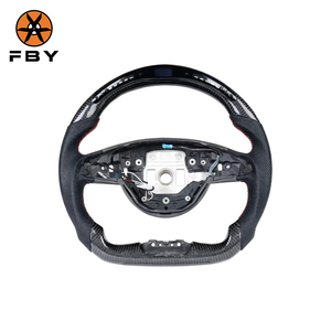 Volante in Fibra di Carbonio Personalizzato per Mercedes Benz <span class=keywords><strong>W205</strong></span> W222 W213 E63s C43 C63 2015-2021, Volante Auto in Fibra di Carbonio con LED - Product Image 4
