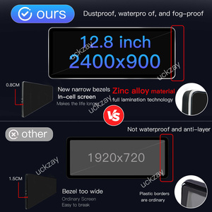 Estéreo para Auto Android QLED de 12.8 Pulgadas para Mercedes Benz W205 GLC C/V <span class=keywords><strong>GLA</strong></span>/CLA NTG5 Snapdragon 6125 con CarPlay Inalámbrico, Android Auto y 4G LTE - Product Image 5