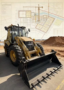 Cargador Frontal LOVOL Amarillo, Maquinaria de Construcción de Uso Pesado con Cucharón Incorporado, Motor de 7000 kg - Product Image 2