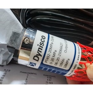 Transmisor de Presión Dynisco Pt492 0-20 Mpa 16Mpa Salida 13.323mV 10Vdc IP65 - Product Image 1