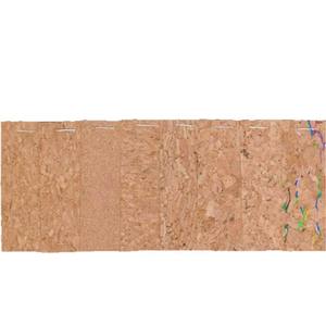 Panneaux muraux en liège de Dongguan 300x300x3mm, motif floral, relief 3D, décoratifs pour la maison, insonorisants, résistants aux chocs - Product Image 1