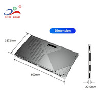 Pantalla LED de Alta Resolución, Ultraligera y Ultrafina, Sistema Dual, Mantenimiento Frontal, Pantalla LED Creativa con Empalme