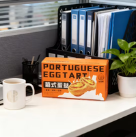 Boîte à tartelettes aux œufs, emballage écologique, boîte d'emballage avec logo personnalisé, boîte d'emballage en carton blanc