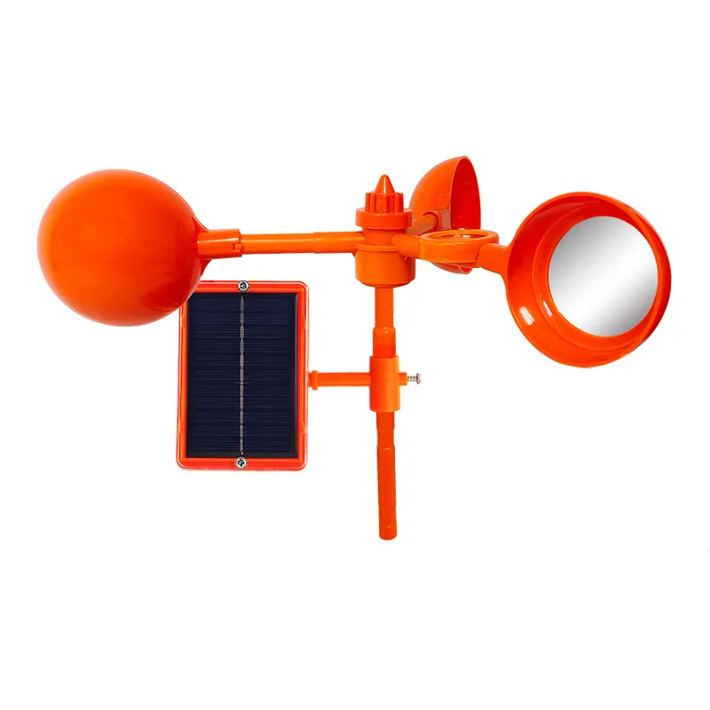 DD986 Garden Outdoor Bird deterrente Dispeller Voice Windmill Pigeon Scarer Driving Solar Reflective Birds Repellent Device