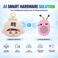 Modul Perangkat Keras Mainan AI Dengan Antarmuka WiFi BLE yang Dapat Diperluas, Tombol Kustom, Efek Cahaya, dan Dukungan AI Multi-Model