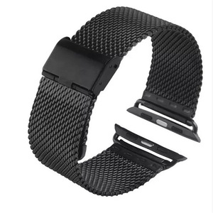 Nuevo estilo de malla gruesa <span class=keywords><strong>correa</strong></span> Milanesa De metal de acero inoxidable para reloj <span class=keywords><strong>apple</strong></span> <span class=keywords><strong>watch</strong></span> banda - Product Image 1