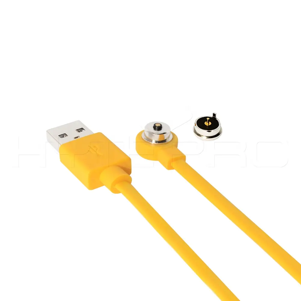 Stabile 2 pin connettore magnetico giallo veloce di carico del caricatore del cavo